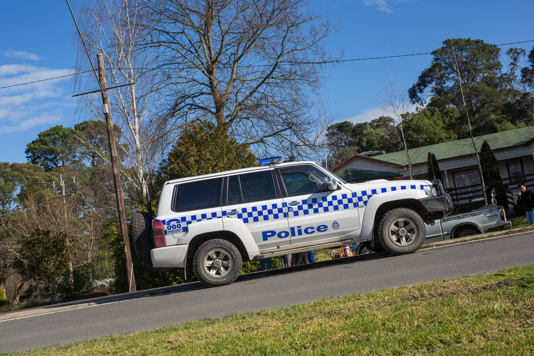 Healesville Log Truck rolled over at intersection between RACV and Healesville Gables